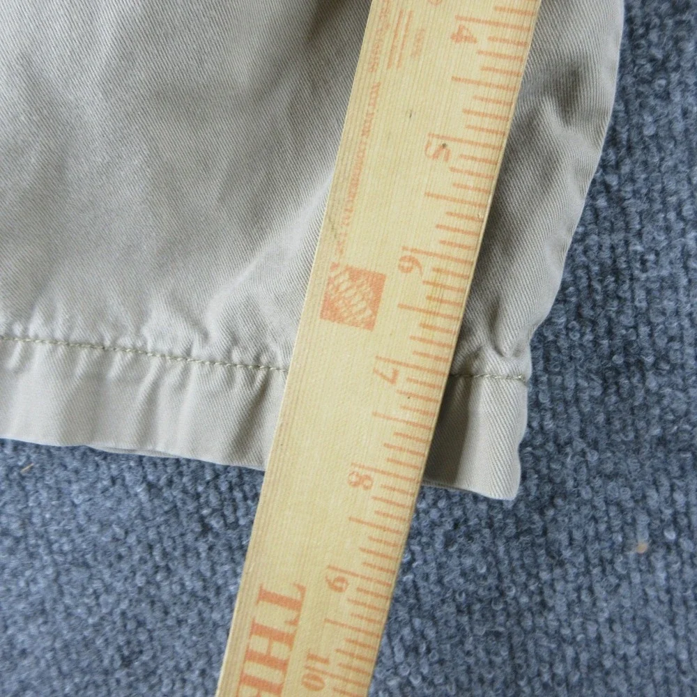 Polo Ralph Lauren Tyler Shorts Men 40 Beige Chink Pleated 9 Inseam Cotton Preppy